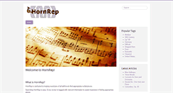 Desktop Screenshot of hornrep.org